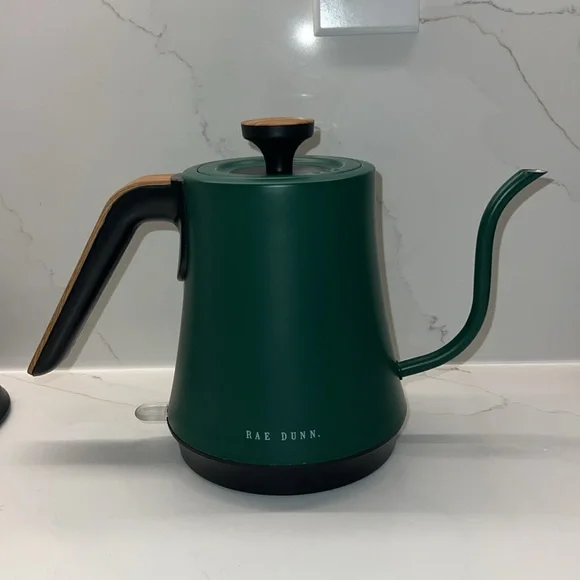 Rae Dunn green electric tea kettle